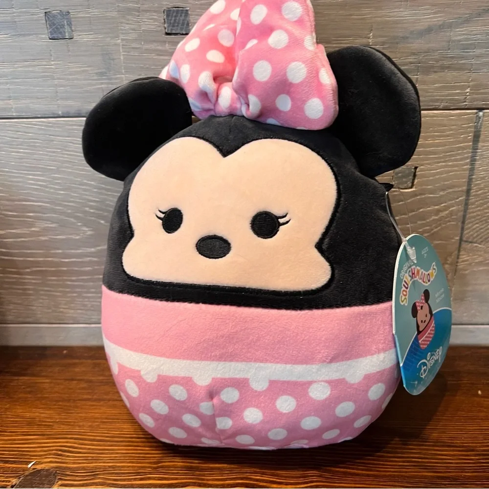 Squishmallow Disney Mickey and Minnie Set 8” Kellytoy Plush NWT‎